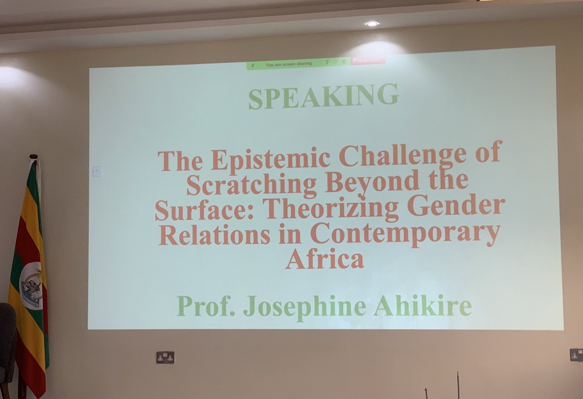 Prof Josephine Ahikire @Josephineahiki1 giving her keynote speech at the #APWC2023.