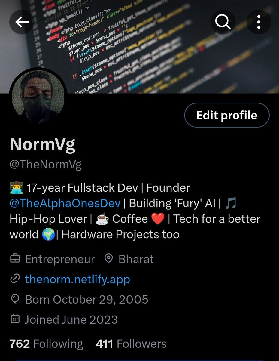 TheNormVg's tweet photo. π Thank you all for helping me reach 400 followers on Twitter! Your support means the world to me. π Next stop: 500 followers! Let's keep this journey going together! πͺ #TwitterMilestone #Grateful #NextStop500 ππ https://t.co/ApyLdJXVet