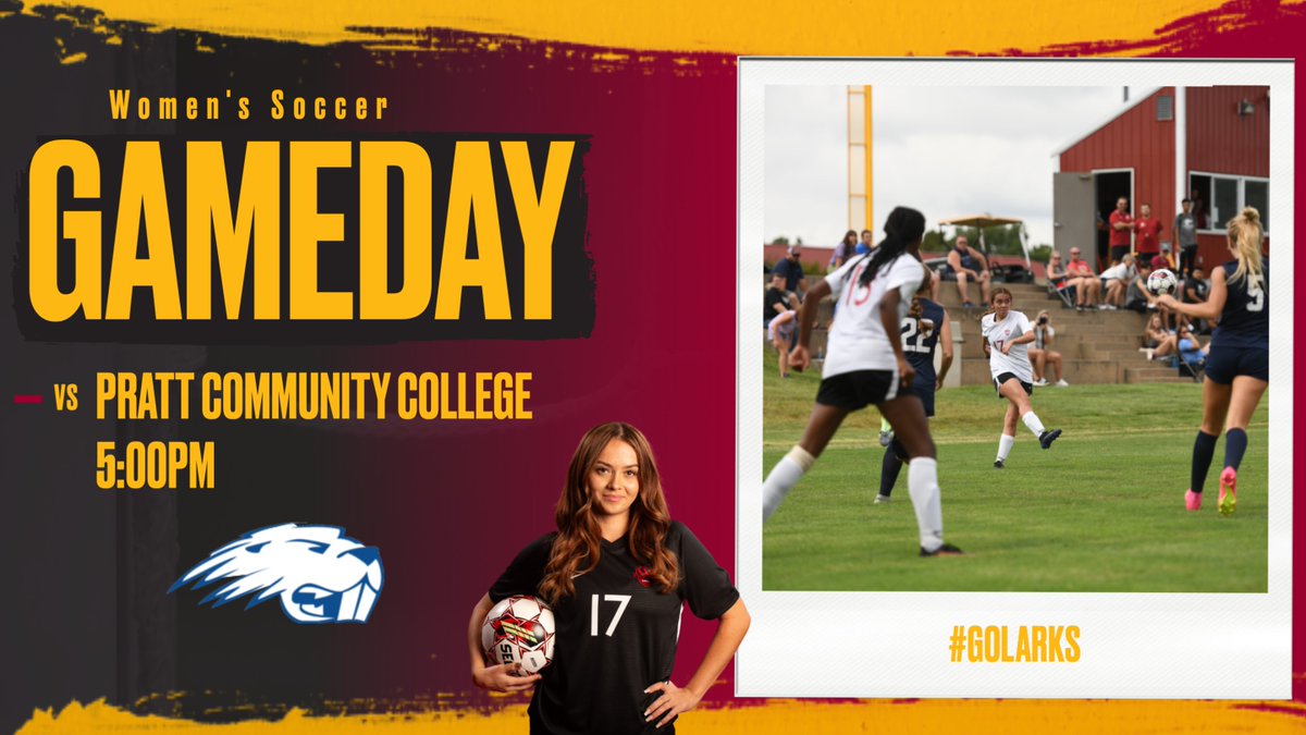 Game Day! ⚽️ vs. Pratt Community College 📍 Hesston, KS - Sieber Field ⏰ 5:00 PM 📺 Live Stream: kjcccsports.net/hesstoncollege/ #GoLarks