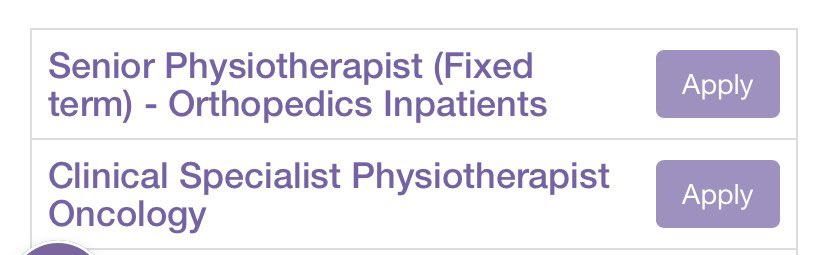 yvonnepburke's tweet photo. Come join our expanding Physiotherapy Team at St Vincent’s Private Hospital. Two new positions. See our website for further details. https://t.co/QjBMfaKmP4
