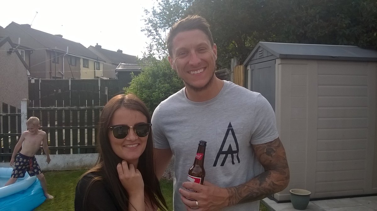 GaryDhl's tweet photo. Happy wedding anniversary to my fantastic son and daughter in law xxx https://t.co/29DaYgrTQF
