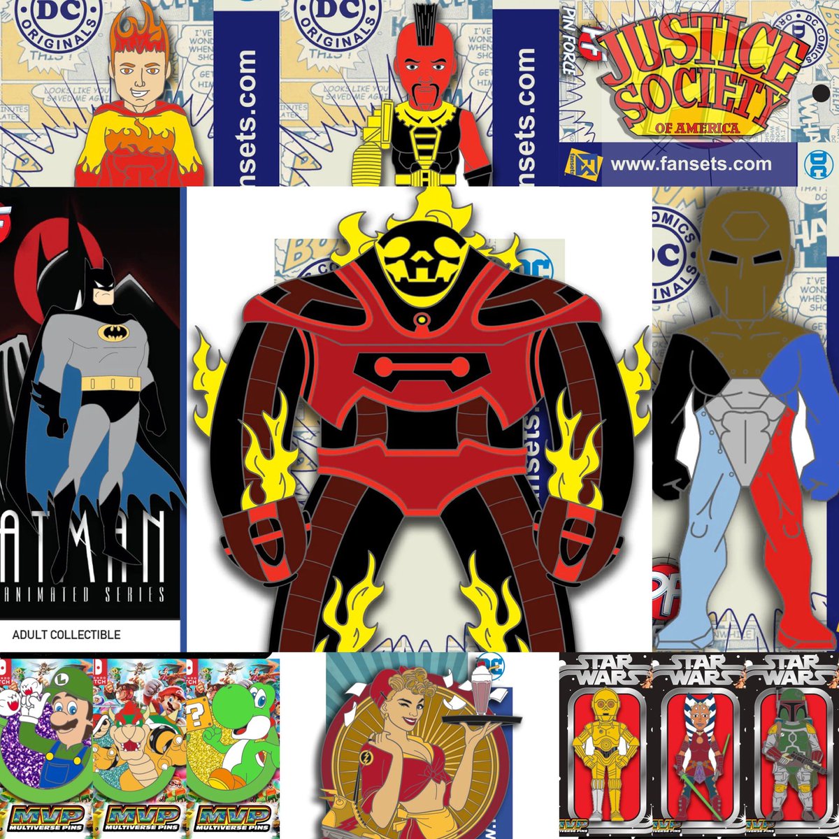 PinForce_'s tweet image. New Releases are up!! #DCComics #DCBombshells #BatmanTheAnimatedSeries #LegionOfSuperheroes ONLY at PinForce.com