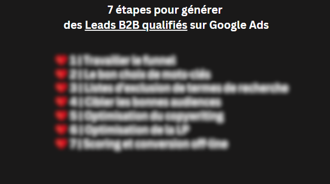 Martin_AdsBack's tweet photo. J’ai généré +2500 leads en 2022 sur Google Ads. 

Aujourd’hui, je te partage ma stratégie en 7 étapes pour générer des leads B2B qualifiés. 

RT &amp; Commente “Leads AdsBack” et je te l’envoie en DM https://t.co/npqEhGmX4d