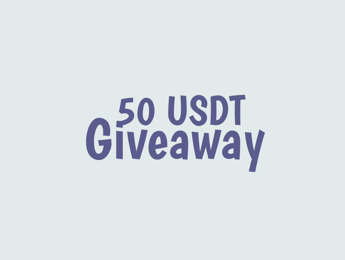 USDT Giveaway 

Will Be Giving away $50 USDT To One Person
Sponsored by @GlobalIdan

✅ Follow @GlobalIdan
✅ Like &amp; RT
✅ Tag 3 friends

Twitter Picker
48HRS, GL.