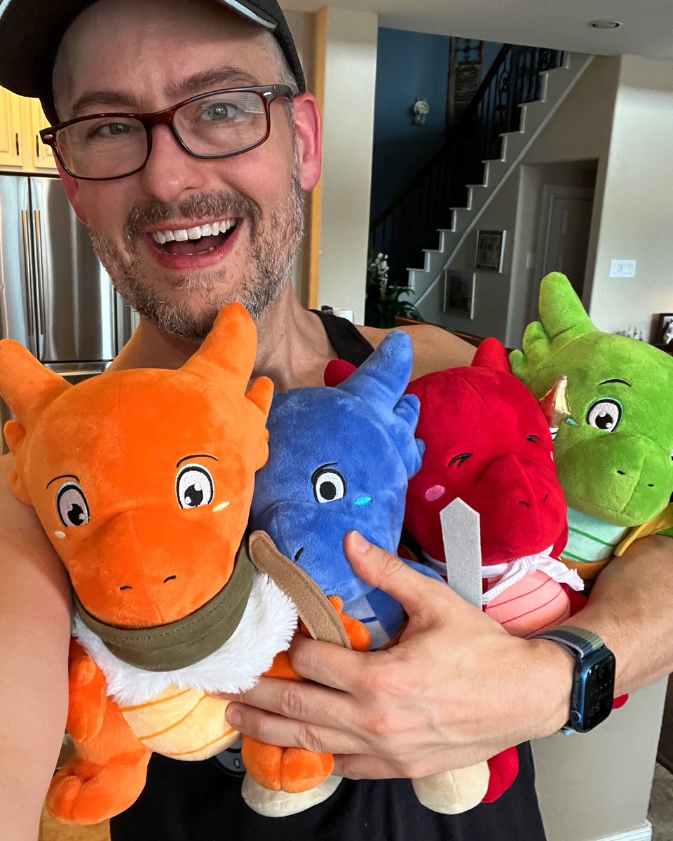 heroplush's tweet photo. Gather your tribe and have a fantastic week, friends!! 🧡💙❤️💚 https://t.co/Gxg6TmALbg