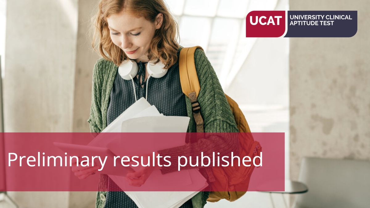 Preliminary results for 2023 are now on our website here: ucat.ac.uk/results/test-s… You should use these figures as a rough guide to judge your own performance. ⁠Final statistics and a useful percentile calculator will be published in early October. #UCAT2023 #UCAT