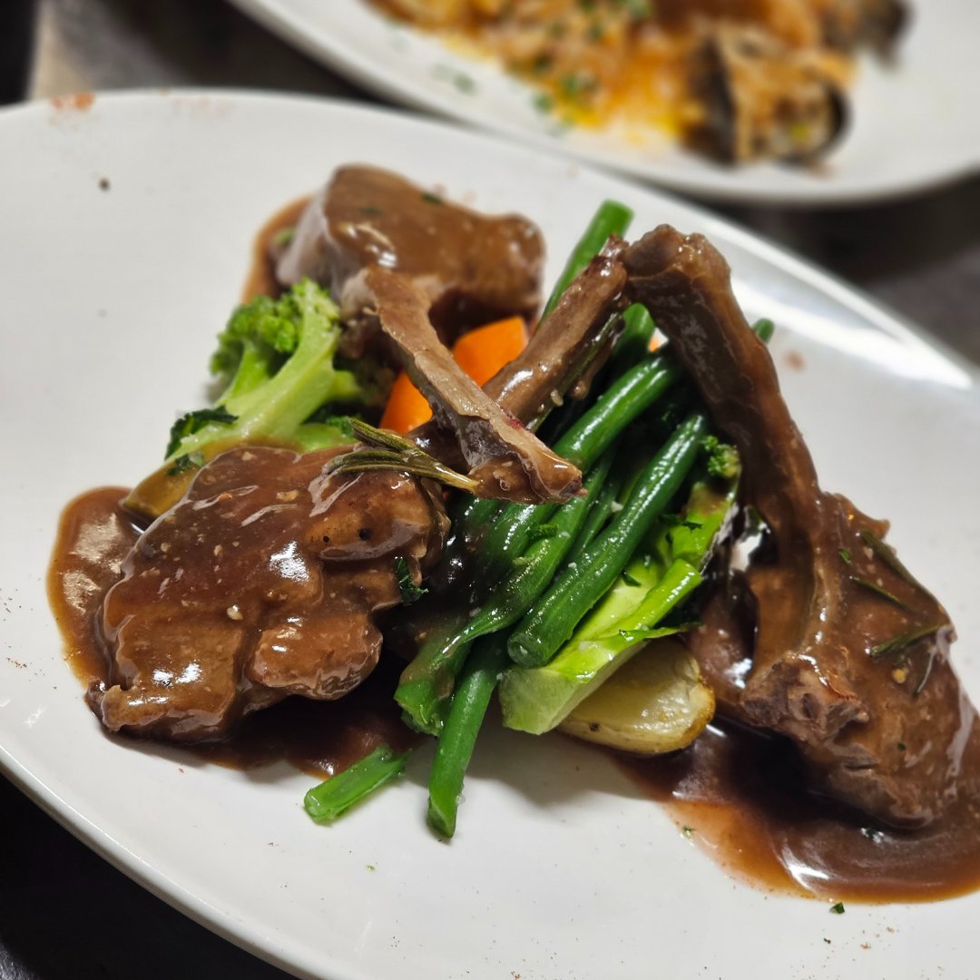 Lamb Cutlets: The only 'baa-d' decision you'll make today is not trying it! #AuthenticItalian #Restaurant #Brentwood #Essex #FamilyRunBusiness #ItalianFood #ItalianCuisine #TheOnlyWayIsEssex #Food #Foodie  #LoveFood #Lunch #Diner #FoodieLife #ItalianEats #Lamb #LambCutlets