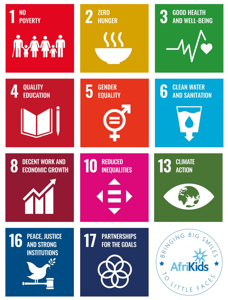 Did you know that AfriKids work towards 11 of the 17 Sustainable Development Goals?

As the 78th UN General Assembly takes place, we are celebrating Global Goals Week, an annual week of action, awareness, and accountability for all 17 goals.

#globalgoalsweek #unga78 #globalgoals