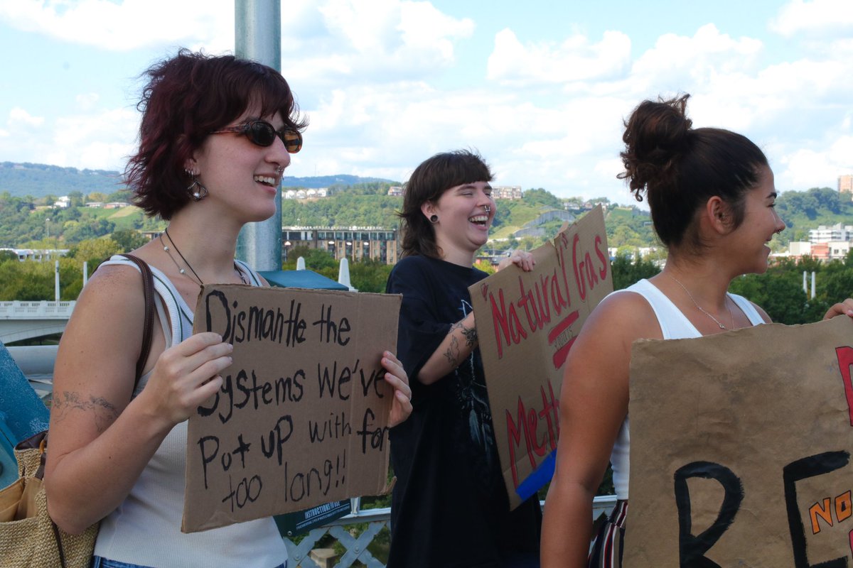 from our climate rally yesterday! 🌅🤘