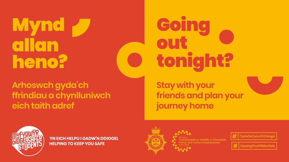 swpolice's tweet image. Whether you’re new to the area or know the city’s pubs and clubs like the back your hand, we want your night to be a success. 

So, remember:

🍻 Drink Less, Enjoy More
👯 Stick together
🚕 Plan your night and use reputable taxi firms

#SaferStudents #Freshers2023
