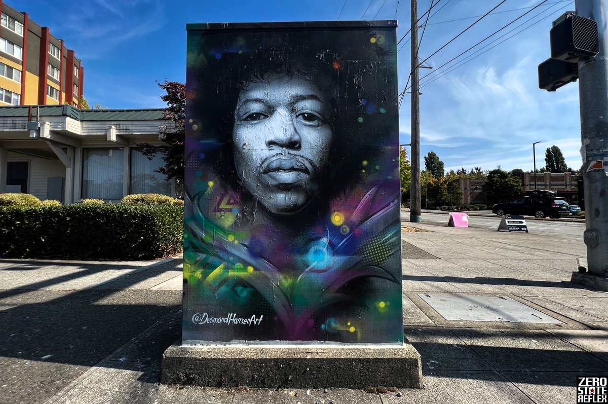 The GOAT of psychedelic rock street art, West Seattle

#mural #streetart #hendrix #westseattle #zerostatereflex