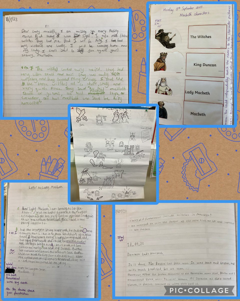 Today we have completed a whole class talk for write on Macbeth. We then looked at the different  characters in the play and wrote letters in role of Lady Macbeth ✍️📝🌟 #creativethinkers #creativewriters #abbeybigideas