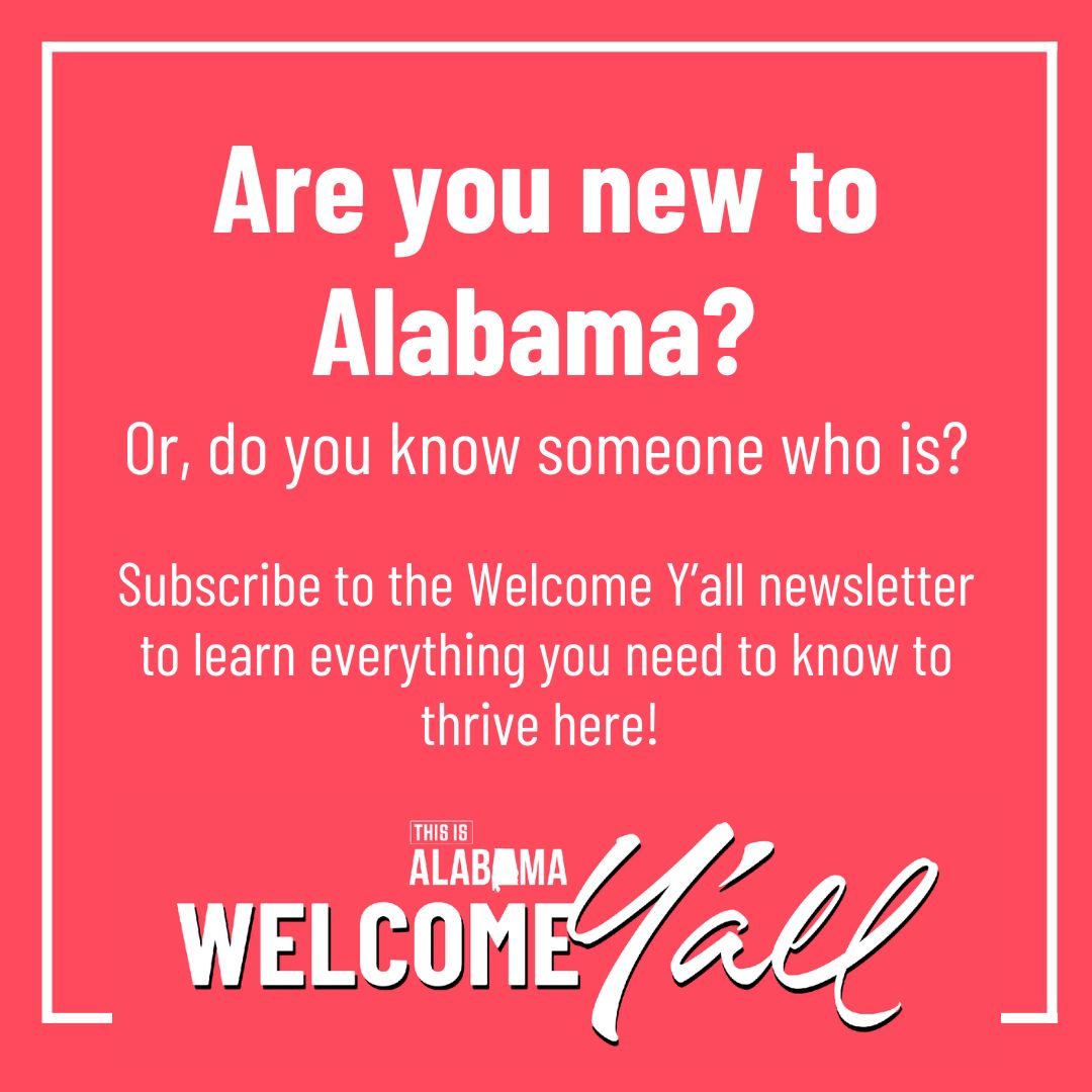 Whether you've lived in Alabama all your life or just moved here, we have beautiful stories in our new newsletter that will make you love your home! So, SUBSRIBE. Tell your new neighbors about it! Join this welcoming community today ➡ thisisalabama.org/newsletter/