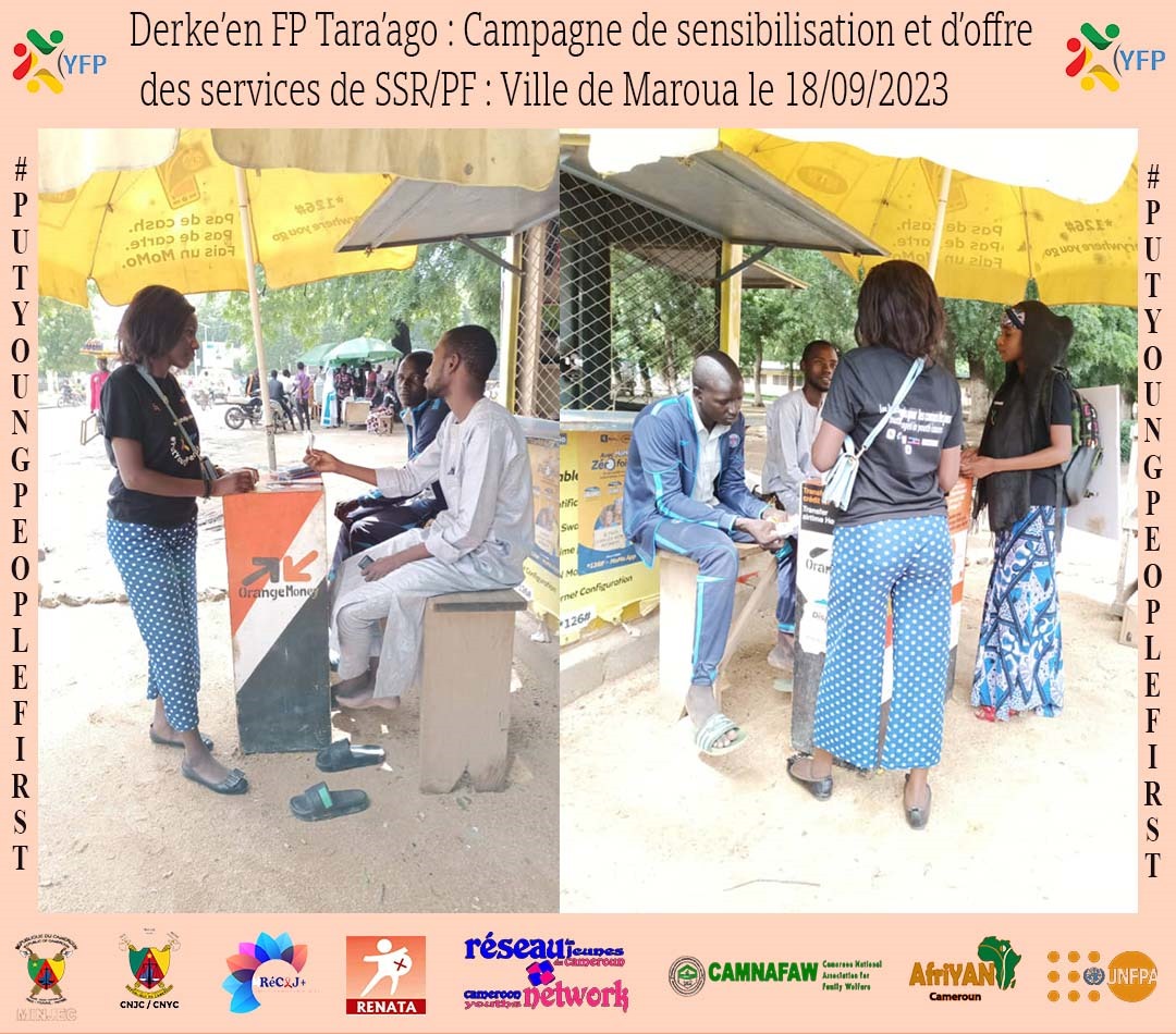 Y3zeros's tweet photo. Pour clôre la journée,une sensibilisation et un enrôlement sur la plateforme numérique YOUTHFP ont eu lieu dans les lieux publics (marchés, gares routières, rues) de la ville.
#PutYoungPeopleFirst
#YouthForFamilyPlanning https://t.co/ptrgfAQDV0