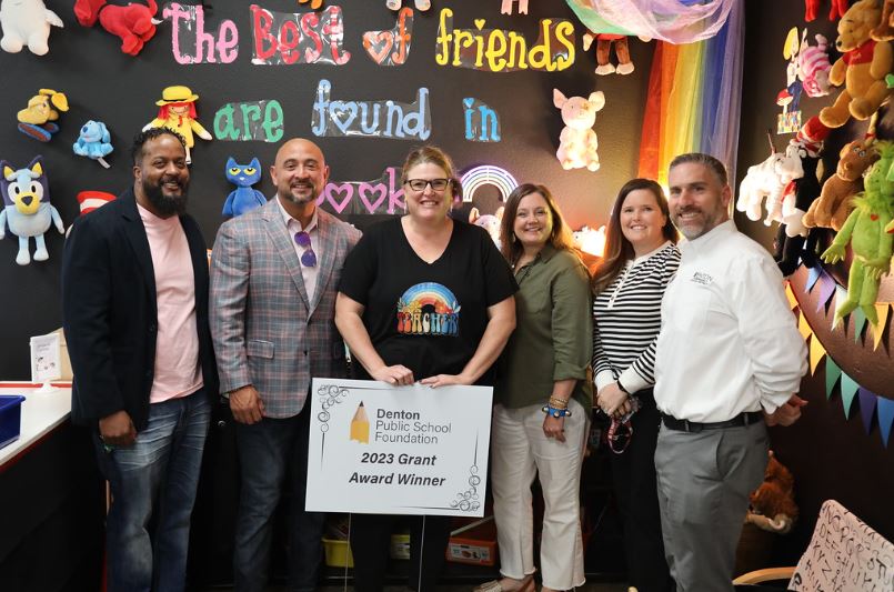 Congratulations Mrs. Clark on receiving a Denton Public School Foundation Grant!