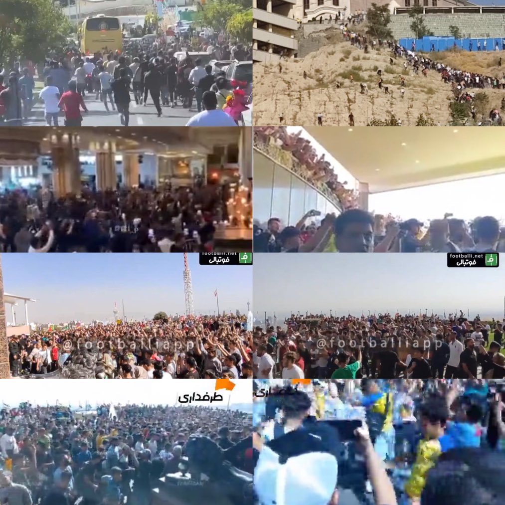 BREAKING: Al-Nassr training session has been cancelled due to the crowd following Cristiano Ronaldo 😂😂