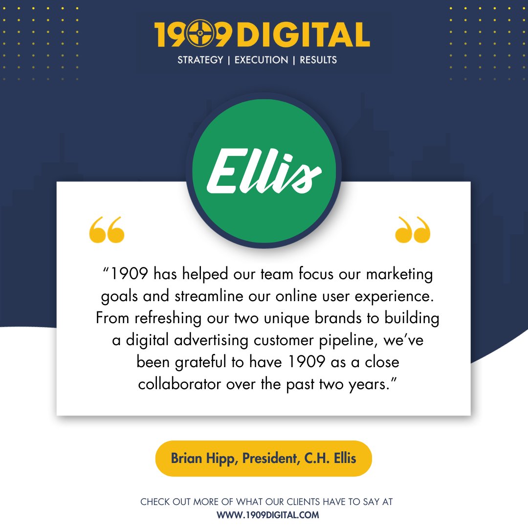 For three years the 1909 team has worked with Indianapolis-based <a href="/CHEllisCo/">CH Ellis Company</a>, a century-old custom case company.
We've loved working with the C.H. Ellis team on brand updates for two entities, two web overhauls, and strategic sales support. Thank you for being fantastic clients!
