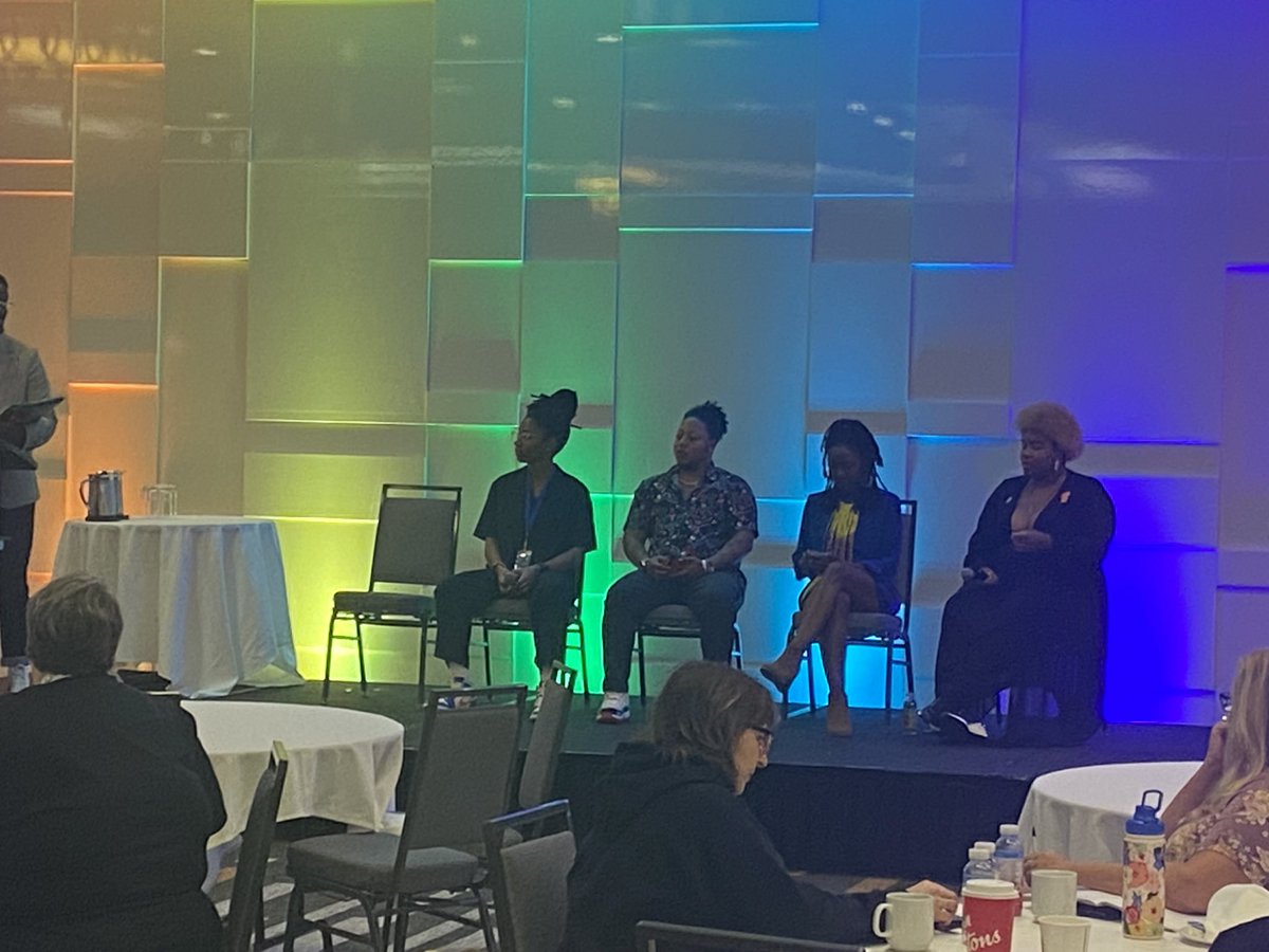 At the Anti- 2SLGBTQ Hate National Conference listening to Simcoe’s own <a href="/UPliftBlackOrg/">UPlift Black</a> discussing ABR  in 2SLGBTQ “safe” spaces.