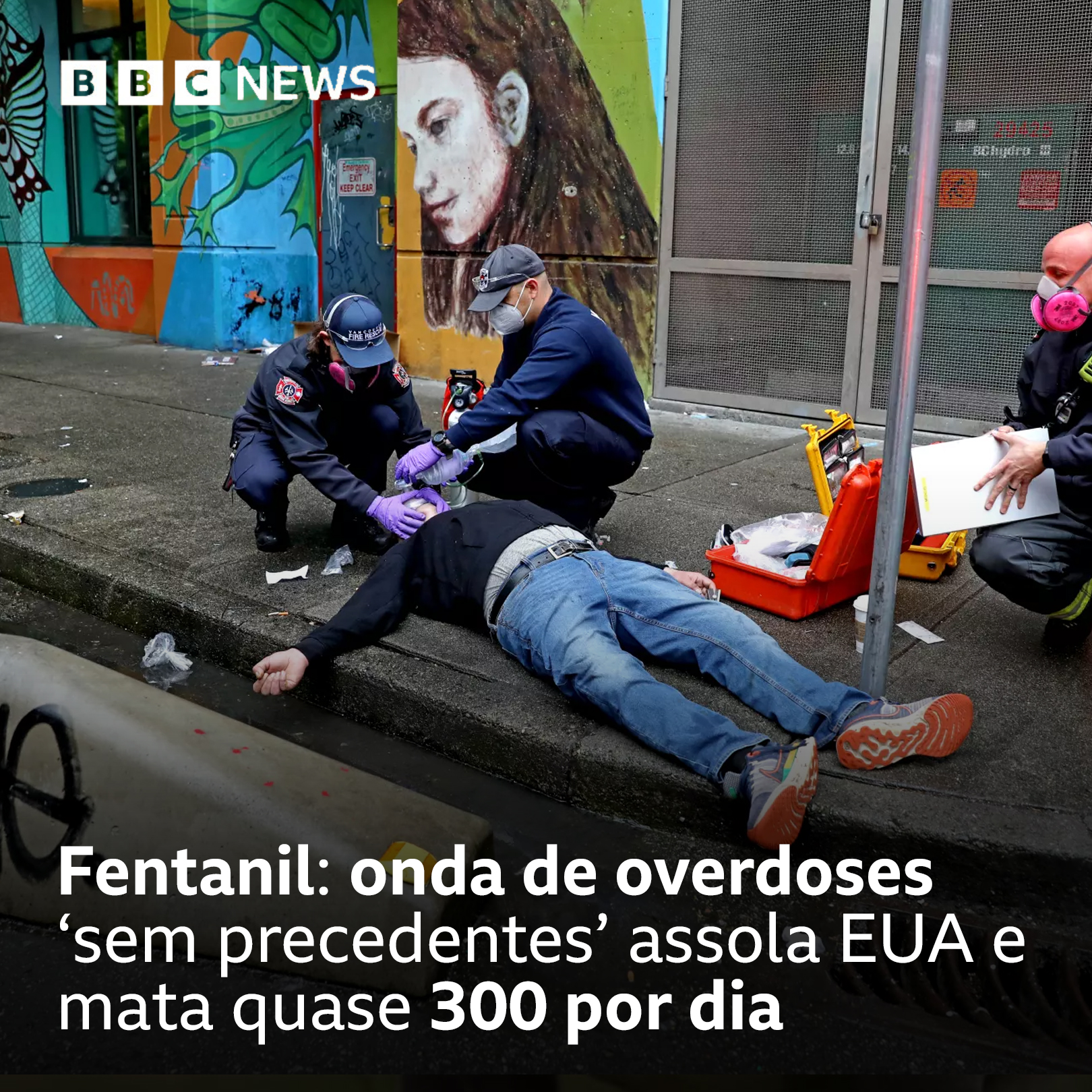 Fentanil: nova onda de overdoses mata quase 300 por dia nos EUA