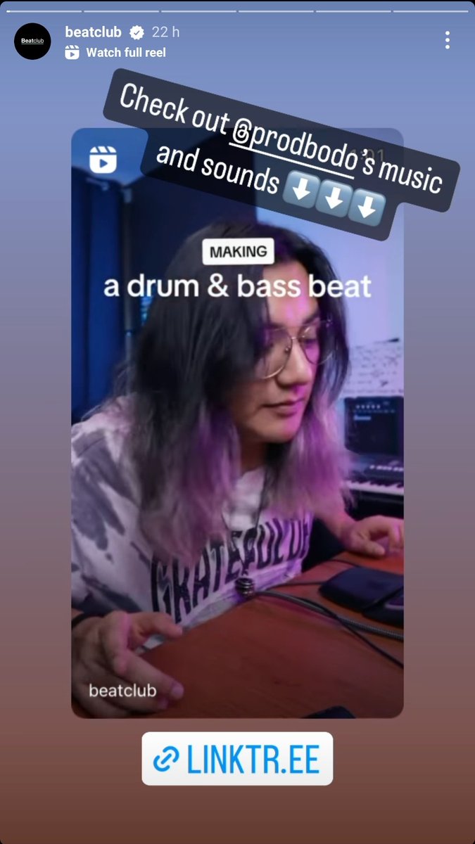 prodbodo's tweet photo. Aye, thank u so much to @beatclub for the big shout!🙏🏼🔥 https://t.co/3GFe0YEPEq