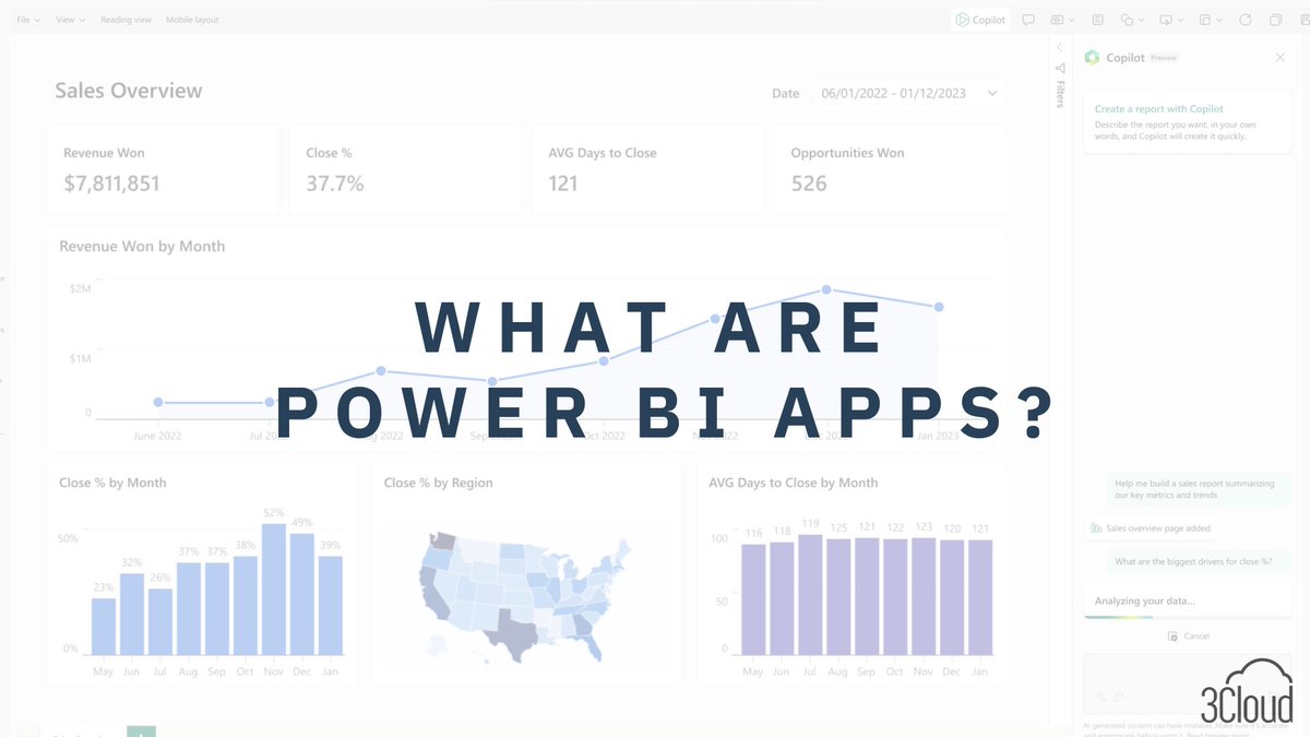 Implement #PowerBI Apps in your organization to drive self-service #analytics, deliver content to large groups of users, and make content more easily accessible. Empower your users to gain valuable #insights by interacting with powerful #PBI data. 
bit.ly/3Po3KKv