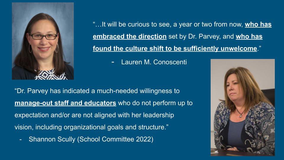 The Andover School Committee has been saying things like this for years. If the “Strategic Plan” is to destroy educator morale, they are succeeding. #ListenToEducators