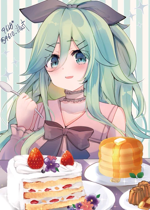 こちらはろころこさん( )主催のスイーツ合同誌に寄稿した山風です!素晴らしいメンバーの中に入れて頂き、本当にありがとうございました!#2023艦娘スイーツ合同 