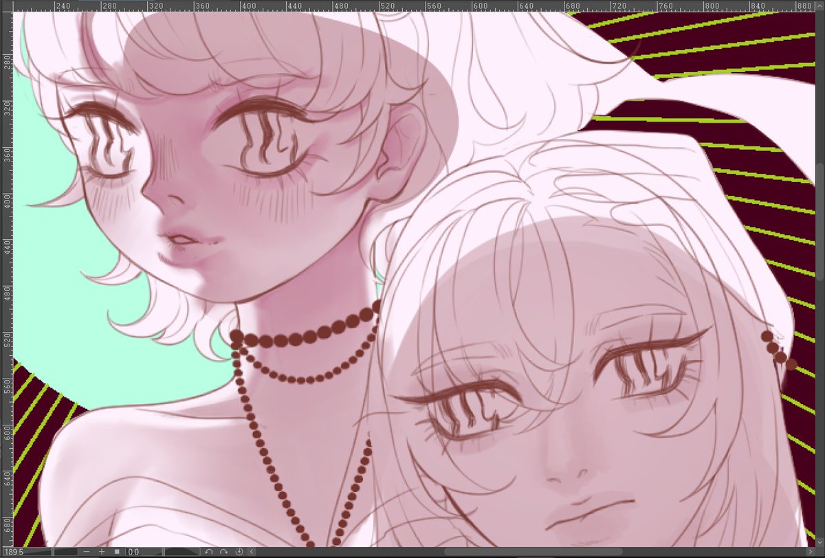 Cratoha's tweet photo. Learning how to render again. Might finish this in a week, it's a big piece https://t.co/KoExw9Tu5f
