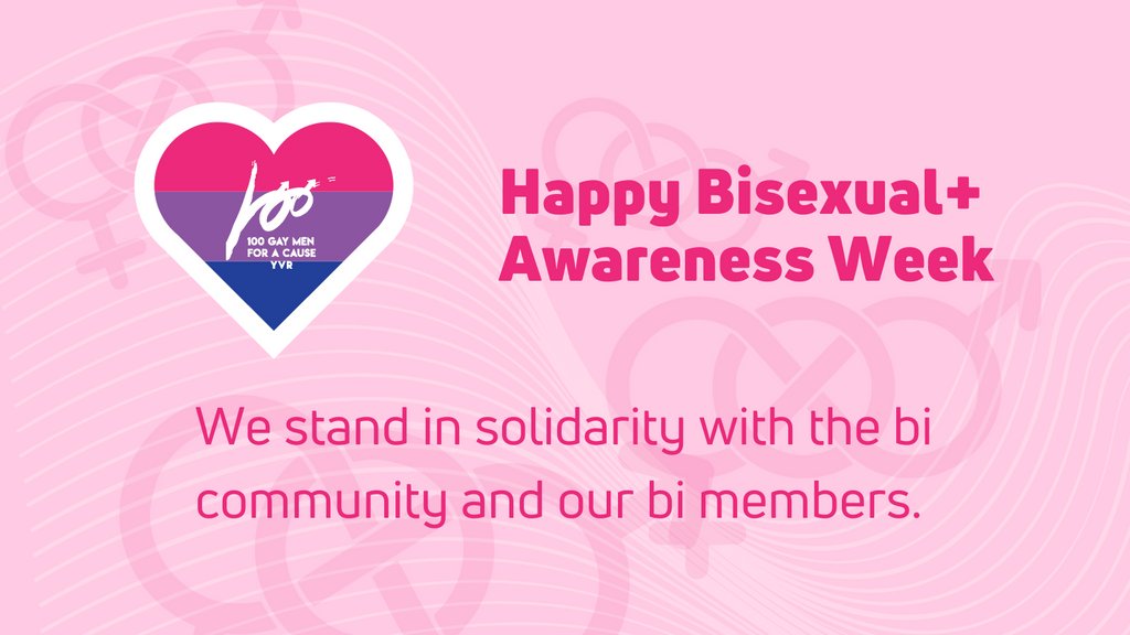 GayMenForACause's tweet photo. This week we’re celebrating Bisexual+ Awareness Week (#BiWeek)! Some important reminders for today:
• Being bi+ is not a phase
• Bi+ folks are not confused
• Bi+ folks in different-gender relationships are still bi+
• Bi+ love is valid and beautiful https://t.co/0IDRG8spFd