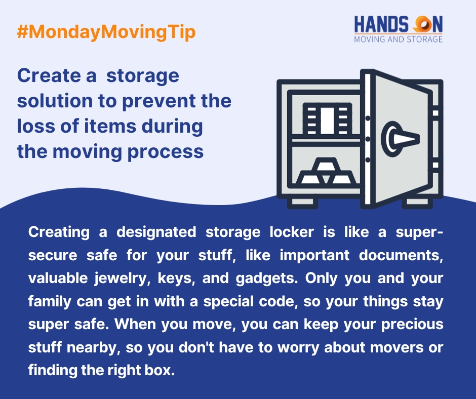 Create a  storage solution to prevent the loss of items during the moving process
#MondayMovingTips #CommercialMovingServices #PackingServices