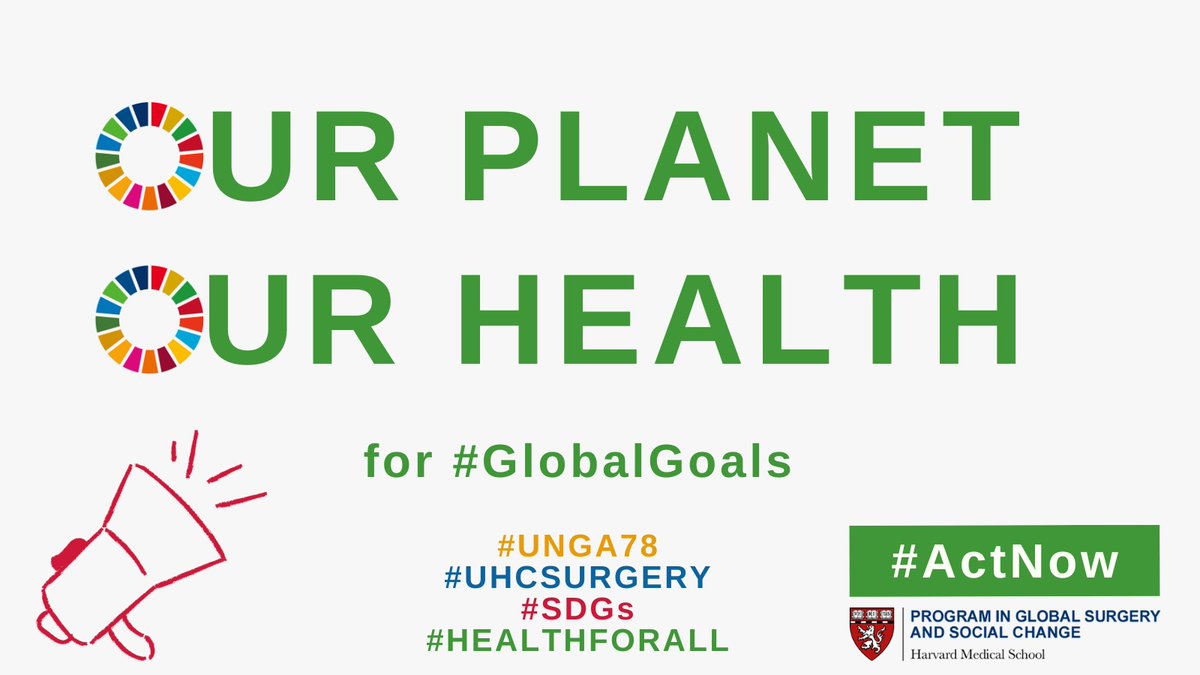 'The intersection of Climate action and health equity is where the future of our planet snd well-being converge. 🌍💚 team #PGSSC @HarvardPGSSC joins the conversations at #UNGA78. Lets build a sustainable, equitable world together. 🌱🤝 #Health4all #UCH2030 #UNGAHLM #ClimateWeek