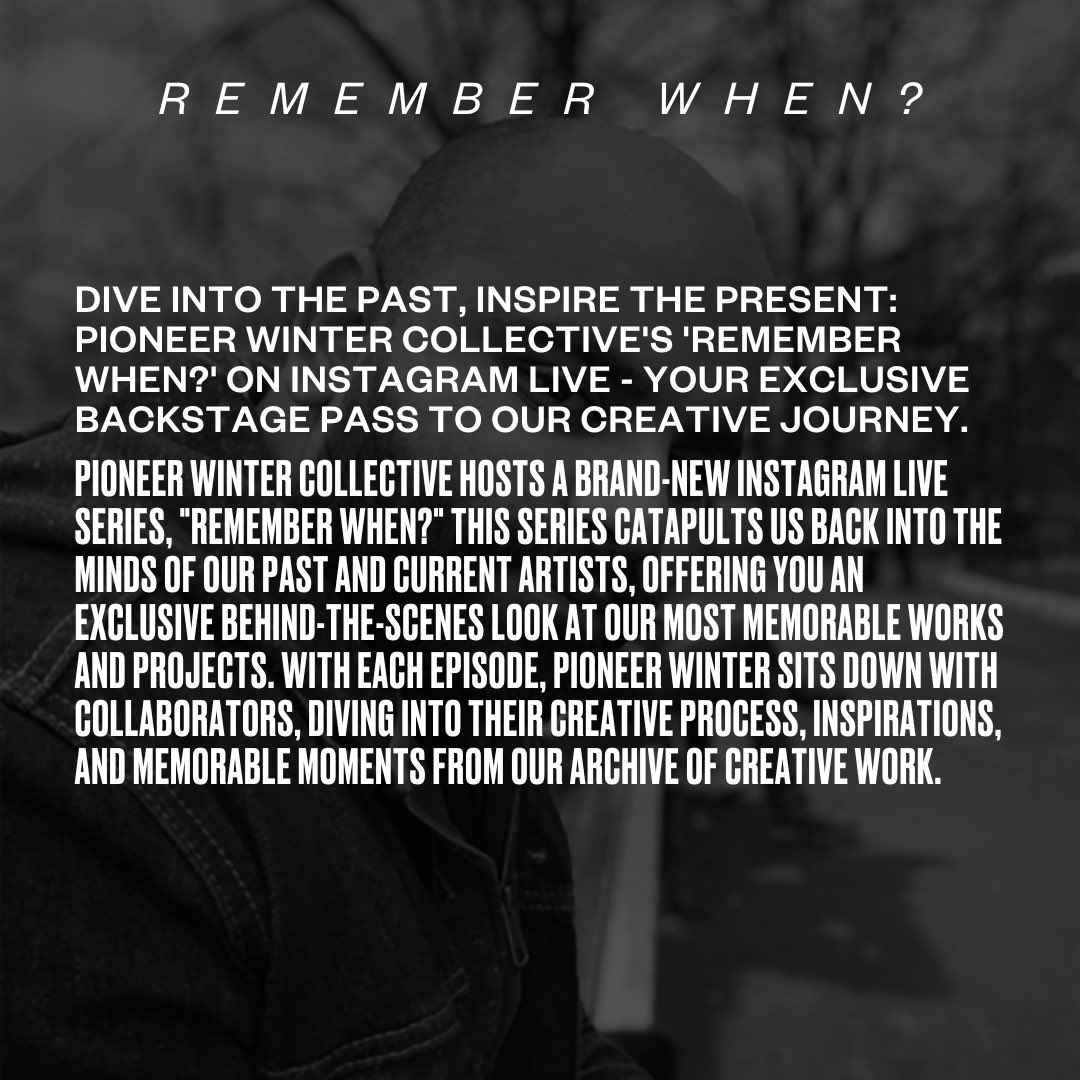 Check out WEG contributing artist <a href="/baeronald/">Ronald Baez</a> + <a href="/PioneerWinter/">Pioneer Winter Collective</a> breaking down some of their most memorable collaborations on Instagram LIVE 2pm