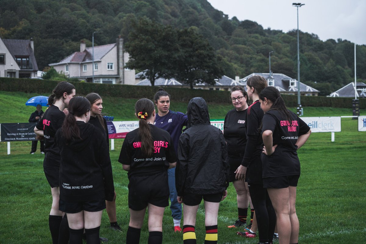 A great afternoon coaching and connecting 💙 Thanks for having us, @GWRFC_Official 🤝