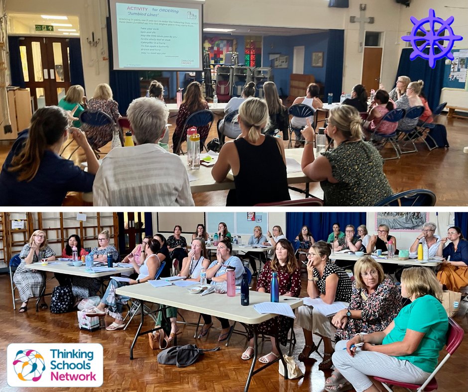 thinkschoolcom's tweet photo. With dual coding, learning tools use a combination of the visual and the verbal to manage cognitive load and build schema. A great afternoon with the staff St. Katherine’s Primary School - Canvey Island, examining #ThinkingFrames and #ThinkingMoves to clarify and evolve thinking. https://t.co/d1KQlL4Cs8