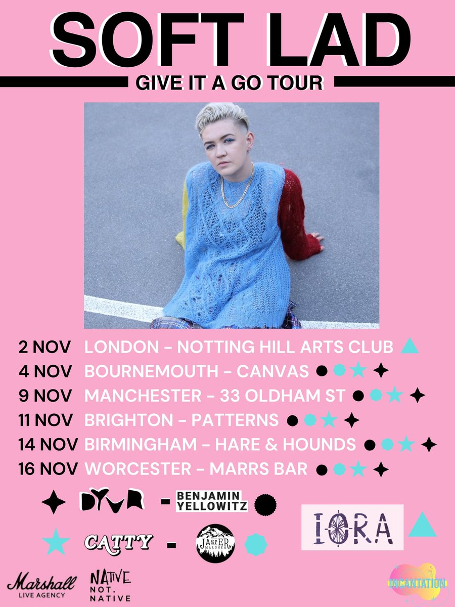 SHIT MATE! It’s only my first headline tour to promote my brand new EP ‘Give It A Go’ which is coming out on 2 November! Tickets onsale at 10am tomorrow so put it in your diaries! Come and party with me okay bye!!!