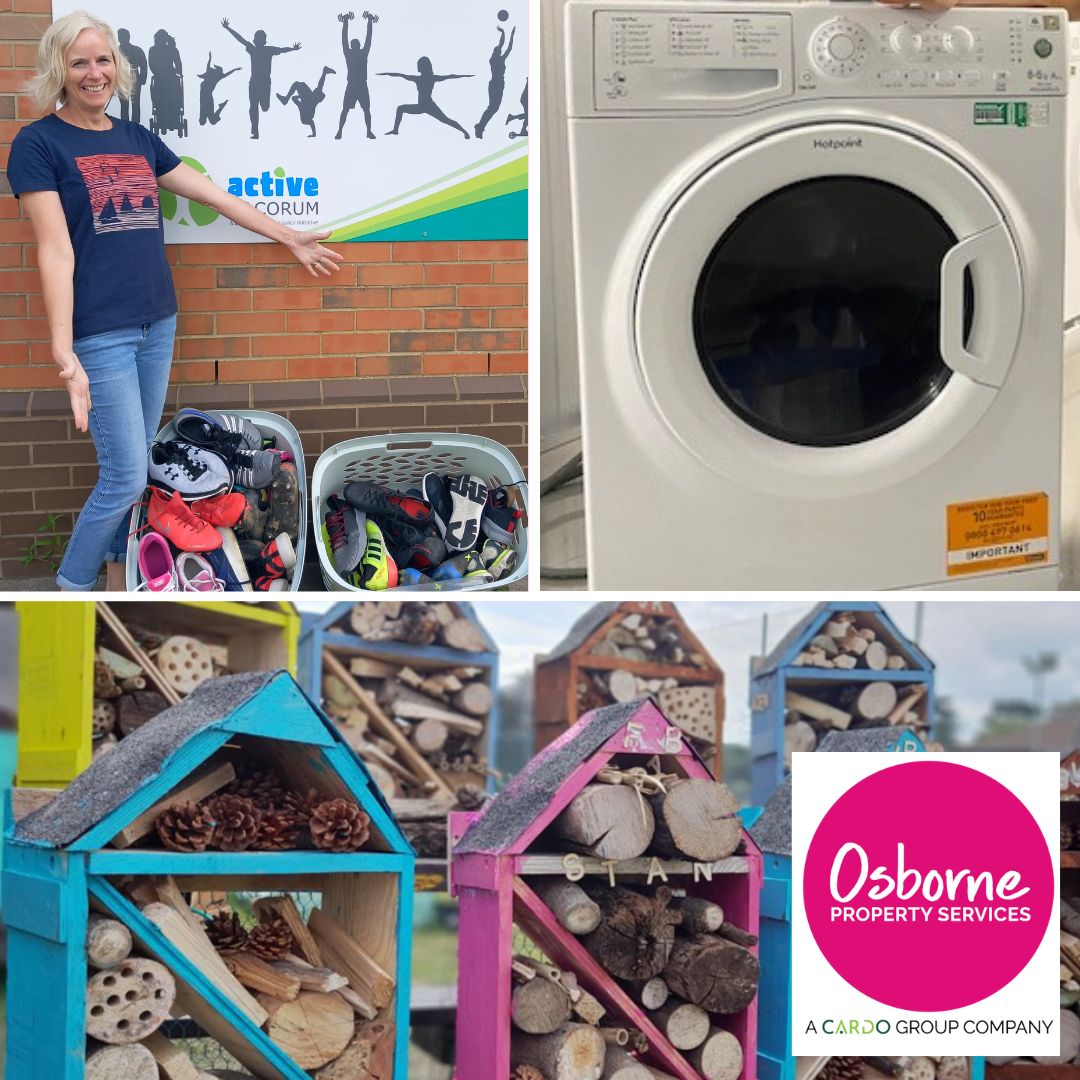 Re-using trainers, recycling white goods, and re-purposing wood to make bug hotels. We regularly support our local communities through projects which promote recycling. Follow us on @OPSL_UK #RecyclingWeek #CommunityProjects #ReduceReuseRecycle #SupportLocal