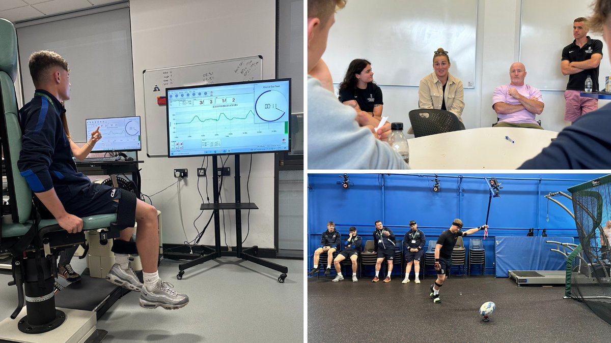 At a special event held by our Sport and Exercise Science department, 80 secondary school students were given an exclusive look at how #SportScience contributes towards the amazing performances on the #RugbyWorldCup pitch🏉

➡ Swan.ac/SPEX