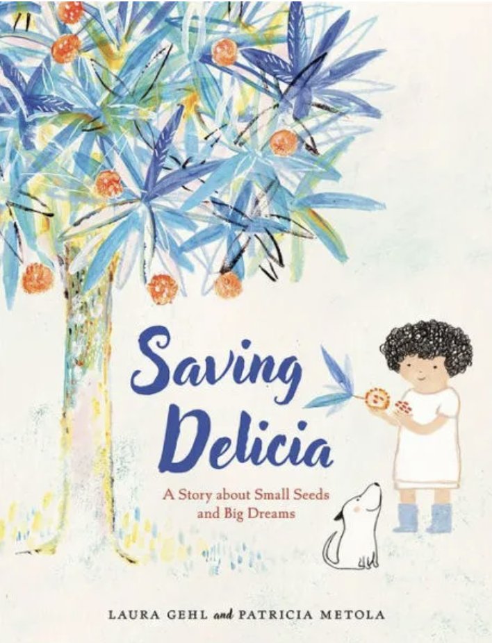 AuthorLauraGehl's tweet photo. This book was JUST announced in PW, but I found out that the gorgeous cover @patriciambouzo and @Flyaway_Books created is live on Indiebound, etc...so I am excited to share it!!! Our story of seed banks and intergenerational friendship is available for pre-order, out 4/24! https://t.co/bq46RsDgTK