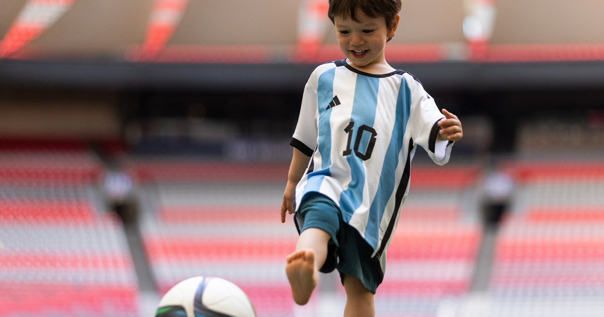FWC26Vancouver's tweet photo. We have a feeling our junior fans will be cheering the loudest in 2026 🔥 ⚽️ 

#WeAre26 #FIFAWorldCup https://t.co/0e6YLt7BfT