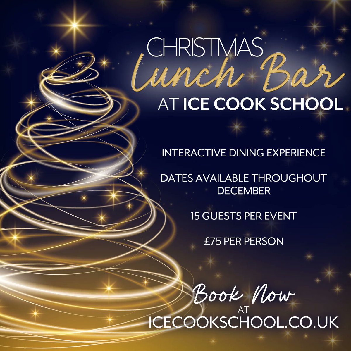 ICEsuffolk's tweet image. Christmas Lunch Bar!🎄

The same fun and interactive dining experience you've come to love from the ICE Lunch Bar but with a special festive twist. Check out our available dates in December and book now at icecookschool.co.uk/calendar 

#christmasparty #christmasideas #burystedmunds