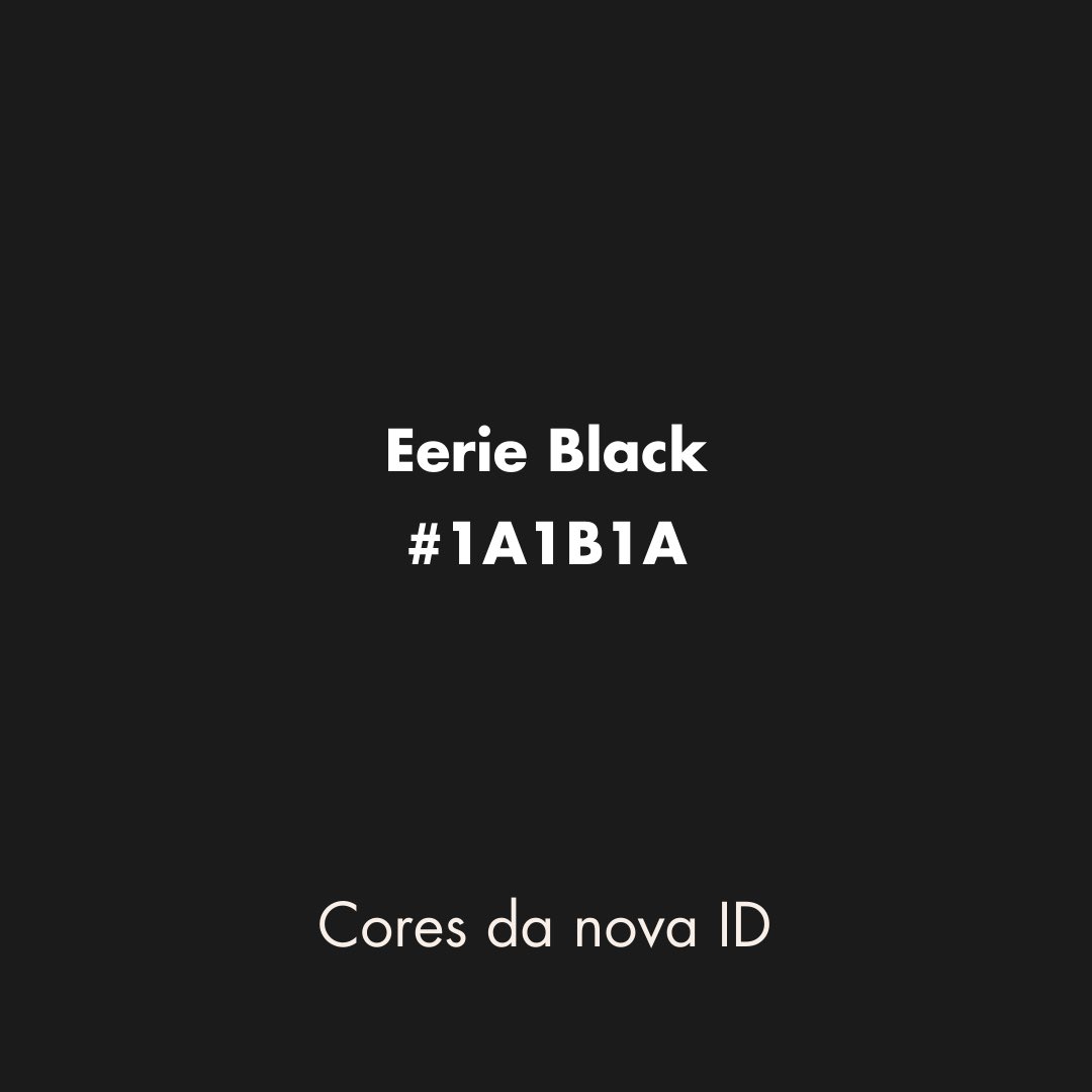 GADesigning's tweet image. Apresento a vocês a primeira cor da minha nova ID - o Eerie Black. 🖤✨ Esta tonalidade, com sua elegância e profundidade, simboliza um compromisso com a sofisticação e a inovação. Fiquem ligados para mais novidades!
#eeireblack #graphicdesign #newid #designgráfico