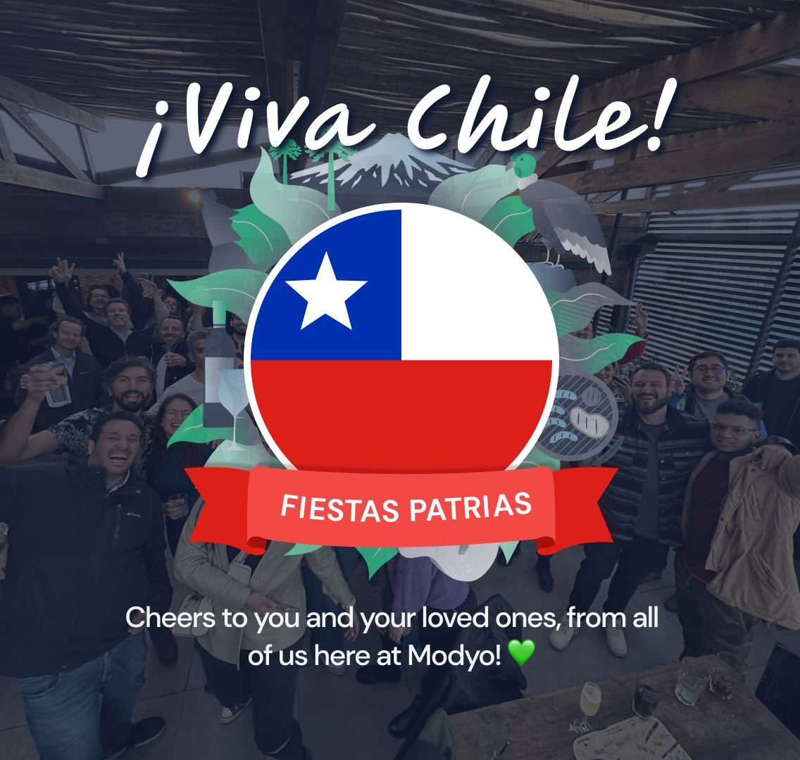Last week, Modyo got together and celebrated! We always appreciate chances to come together as a team and enjoy a few good moments 😊. We gathered in Santiago 🇨🇱 for Chile’s “fiestas patrias”, and in Colombia 🇨🇴 for “el día de la amistad”! #modyo