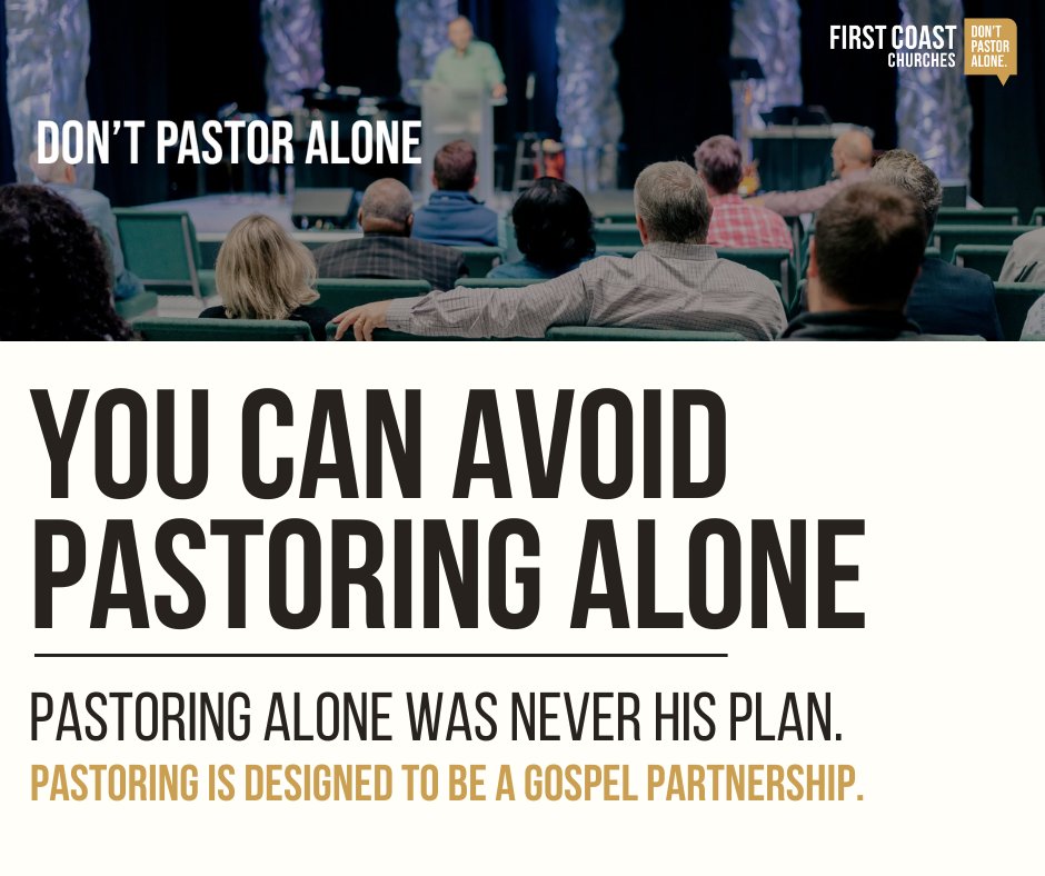 firstcoastchurc's tweet photo. Pastor, you continuously pour into others. Not pastoring alone means you also must have people who pour into you. When no one is pouring into the pastor over time healthy output stops. Don’t Pastor Alone!
#FirstCoastChurches #DontPastorAlone #PastorWellness #ChurchStrengthening https://t.co/6mJf8exYAm