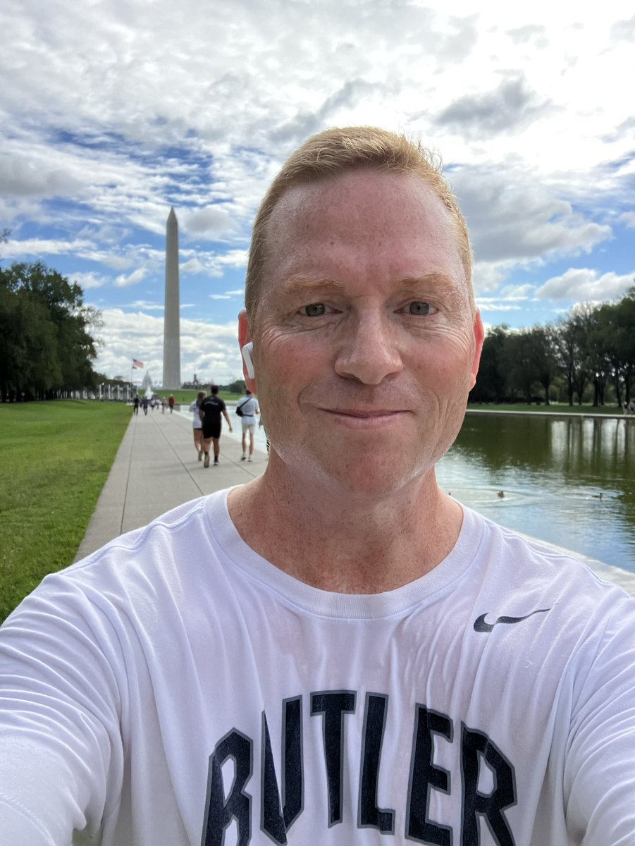 Always proud to rep <a href="/butleru/">Butler University</a> but especially after this mornings announcement of #1 ranking for best regional University in the Midwest. Heard several Go Dawgs chants while running the capital city this morning! <a href="/usnews/">U.S. News & World Report</a>