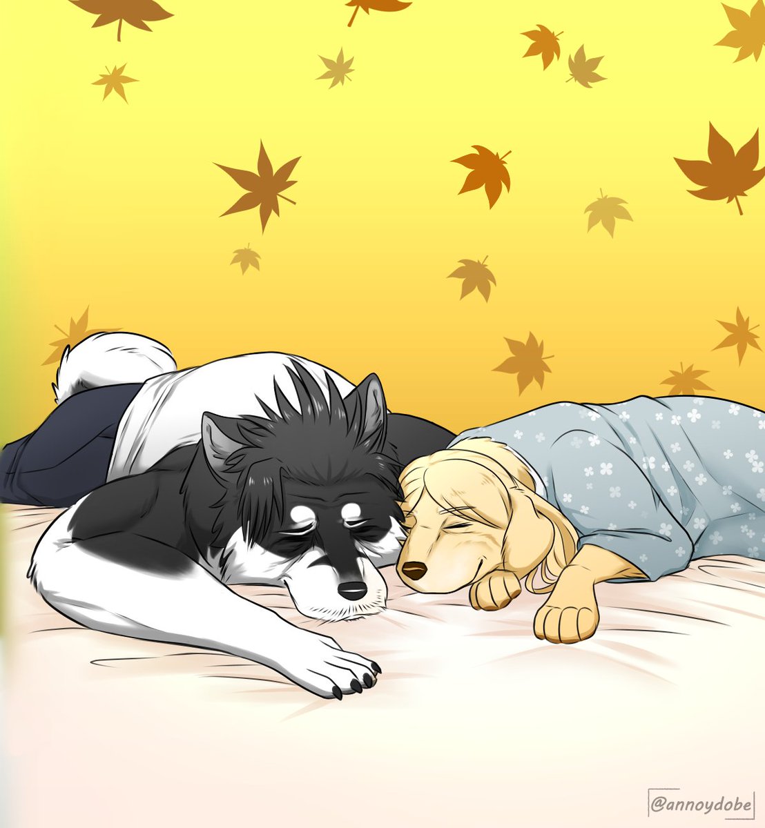 muramido4ever's tweet photo. Alright, the last day. This one is kinda sad and bittersweet actually.
Day 7 - When we're old

This also a bit hard to make since I never draw old dogs. But yeah, let them rest :)

@yamicharweek
#yamichar #yamicharweek #yamicharweek2023 #feral #dogs #Blackcloverfanart https://t.co/0Jh7yQoy3B