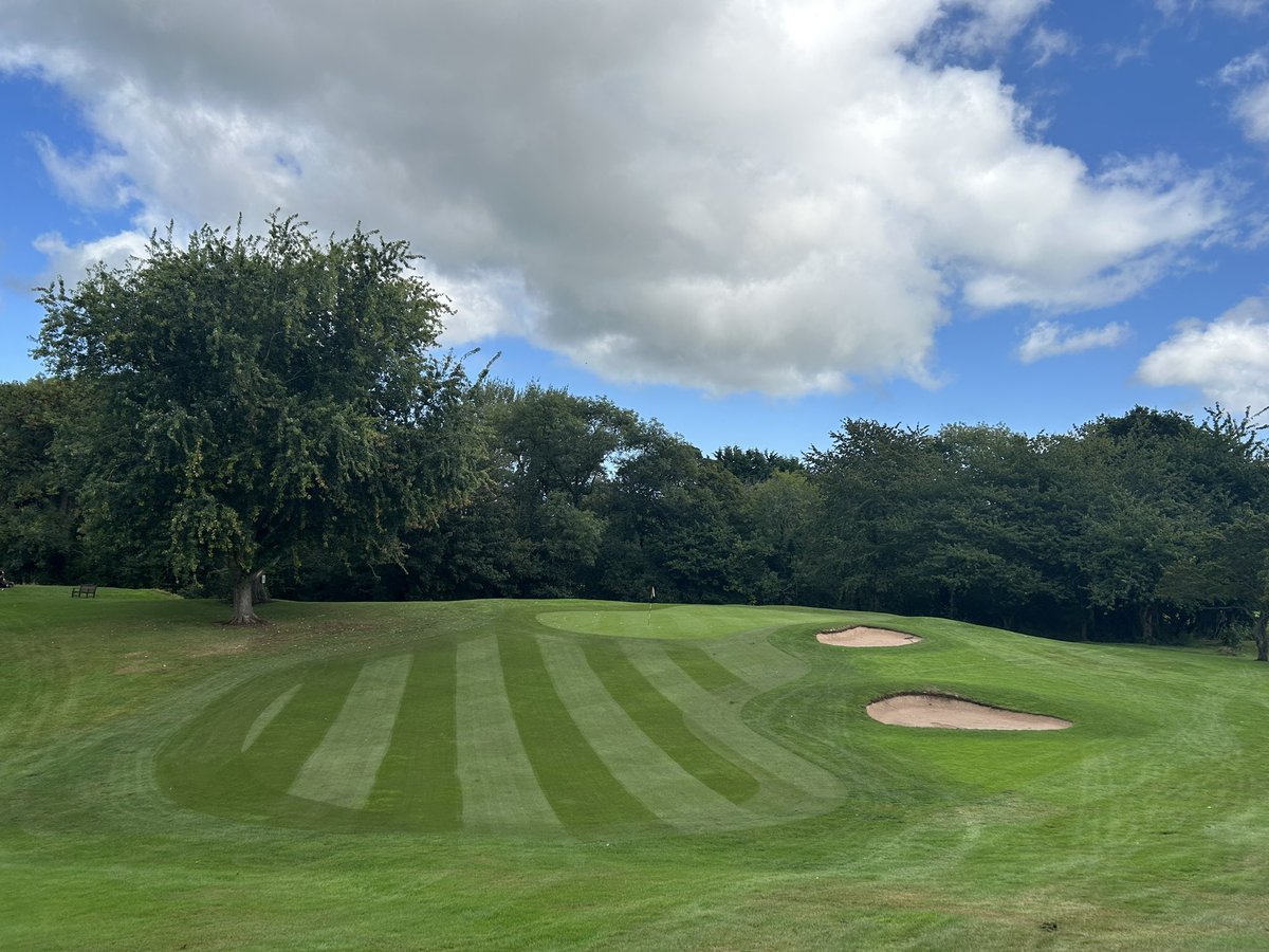 MarkSim93794378's tweet photo. Greens switched, blown, cut and sprayed with biostimulants and soil penetrant, watered in naturally βοΈπ tees, approaches and run-offs cut and our ecological roughs cut with amazone and strimmer combo πͺ
#roughmanagement #turfmanagement #greenkeeping @MonmouthshireGC https://t.co/S721PiaSHJ