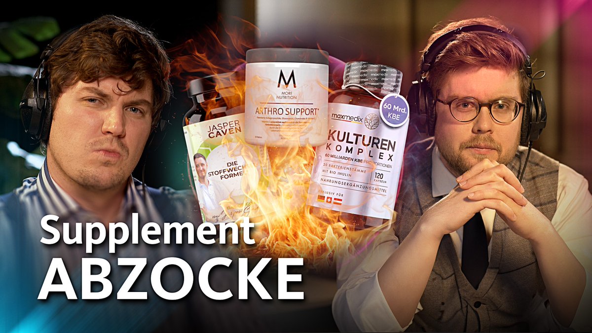 quarkswdr's tweet image. „Optimal versorgt“ durch Nahrungsergänzungsmittel? Immer wieder versprechen Hersteller von Supplements Dinge, die nicht nur unwissenschaftlicher Unfug, sondern schlicht und einfach verboten sind! Diese Woche bei den #sciencecops youtube.com/watch?v=4LC5t4…