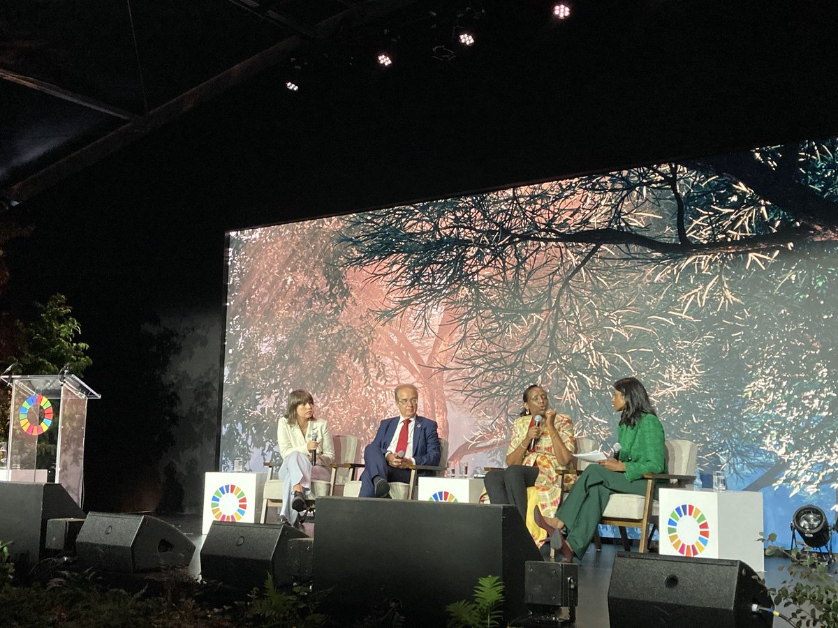 “…food systems are at the ❤️ of the #SDGs because they affect all the dimension of development. #FoodSystems matter for everyone…”

<a href="/stefanosfotiou/">stefanosfotiou</a> <a href="/lanaweid/">Lana Weidgenant</a> 
<a href="/FoodSystems/">UN Food Systems Coordination Hub</a> 

#TheSDGPavilion #SDGSummit2023 #FoodSystems