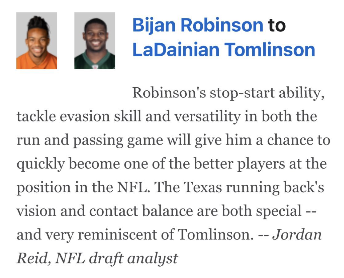 Agree 🤝. One of the only pre-draft comparisons that made sense for him. Special player.