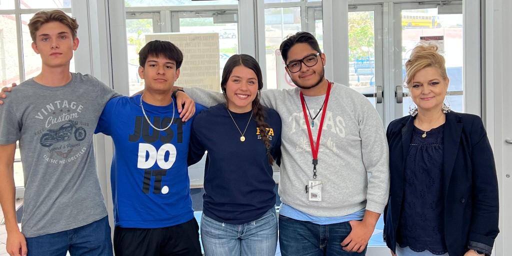 Canutillo ISD (@canutilloisd) on Twitter photo Legal Eagles. ⚖️ 🦅
Four <a href="/CanutilloHS/">Canutillo High School</a> students have been selected to join the TX 16th Congressional District’s Congressional Youth Advisory Council, organized by Congresswoman Veronica Escobar. Congrats, Eagles! #VivaCanutillo
Read more ➡️ tinyurl.com/2u4zex72 Legal Eagles. ⚖️ 🦅
Four <a href="/CanutilloHS/">Canutillo High School</a> students have been selected to join the TX 16th Congressional District’s Congressional Youth Advisory Council, organized by Congresswoman Veronica Escobar. Congrats, Eagles! #VivaCanutillo
Read more ➡️ tinyurl.com/2u4zex72